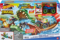 HOT WHEELS MONSTER TRUCKS Color Shifters – krokodýlí čelisti herní set