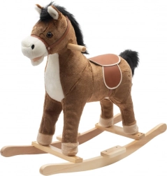Houpací koník s melodií PlayTo hnědý