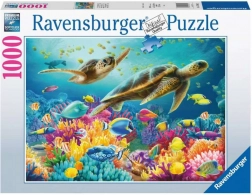 Ravensburger puzzle Modrý podmořský svět 1000 dílků