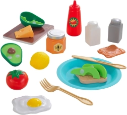 KidKraft Create & Cook: avokádový toust – dřevěná sada na přípravu snídaně