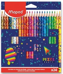 Pastelky MAPED Pixel Party 24 ks