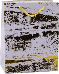 Elegantní dárková taška se zlatým zdobením 23 x 18 x 10 cm