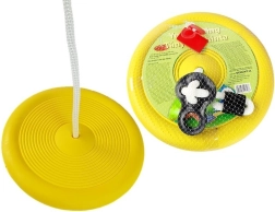 Zahradní kulatá houpačka pro děti žlutá