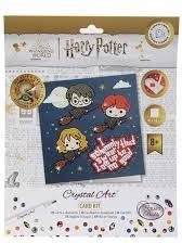 Crystal Art pohlednice Harry Potter Flying High 18 × 18 cm
