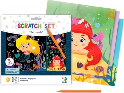 Škrabací obrázky DODO mořské panny 20 × 20 cm