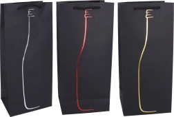 Dárková taška na láhev M 17 × 38 × 9 cm