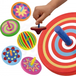 Barevný dřevěný káča VIGA