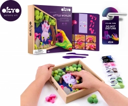 Modelovací sada Malý svět v rámečku – netopýr 21 × 21 cm