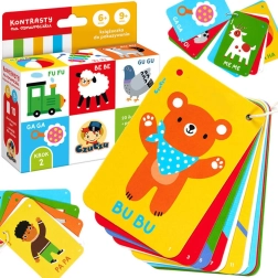 CzuCzu kontrastní knížka na šňůrce 6m+ 9m+