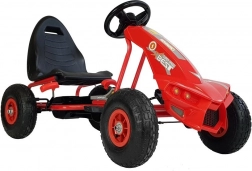 Šlapací motokára červená