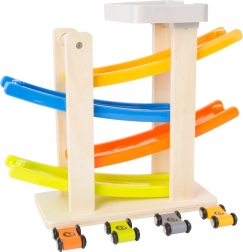 Klip klap dráha s 4 autíčky