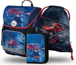 Školní set Záchranáři: aktovka, penál a sáček