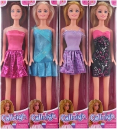 Kloubová panenka 29 cm s dlouhými vlasy