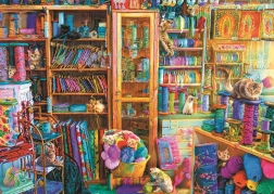 Puzzle 2000 dílků kočičí ráj