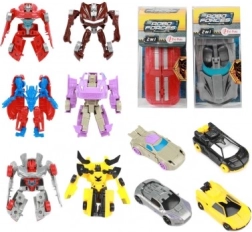 Transformační auto na robota 10 cm v plastové krabičce