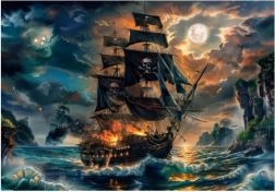 Puzzle Piráti prokletých moří 300 dílků CLEMENTONI