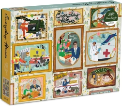 Galison puzzle Každodenní hrdinové 1000 dílků