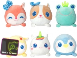 Plyšová zvířátka svítící ve tmě 20x26cm