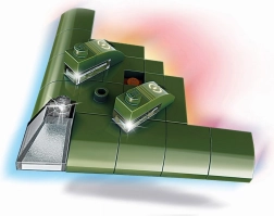 Qman obojživelný bombardér Electric Ray – ministavebnice 38 dílků