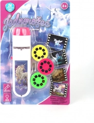 Baterka a projektor Jednorožci pro děti