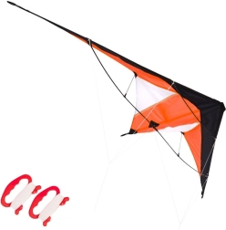 Akrobatický drak delta 120 × 50 cm – oranžový
