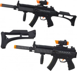 Dětský samopal se světly a zvuky 62 cm – černý