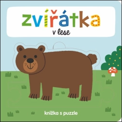 Knížka s puzzle: Zvířátka v lese
