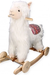 Houpací alpaka s kolečky