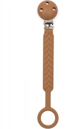 Silikonový klip na dudlík New Baby modrý