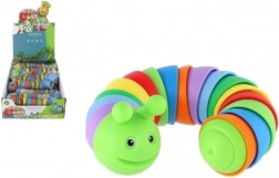 Ohebná barevná housenka pro děti