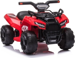 Dětský elektrický čtyřkolový mini quad JS320 červený