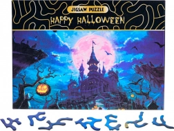 Puzzle Happy Halloween – strašidelný zámek 468 dílků