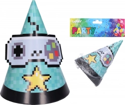 Párty kloboučky HRA 15 cm (6 ks)