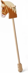 Bigjigs Toys dřevěný koník na tyči