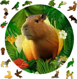 Dřevěné puzzle kapybara 250 dílků WOODEN CITY