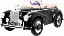 Elektrické autíčko MERCEDES-BENZ 300S retro lakované černé