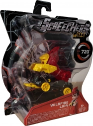Screechers Wild transformující vozidlo Wildlife Lion – červený lev