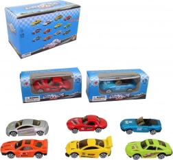 Auta závodní 7 cm s volnými koly