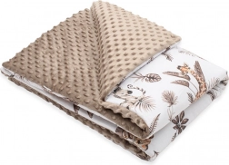 Dětská deka z minky s výplní Safari 80 × 100 cm