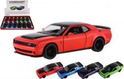 Kovový model auta Kinsmart Dodge Challenger SRT Demon 170 (2023) 13 cm se zpětným natahováním