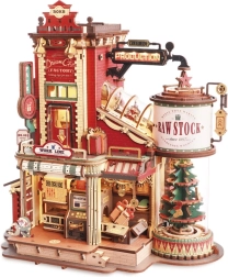 Kouzelná Dřevěná Skládačka - Hudební Krabička Továrna na Dárky