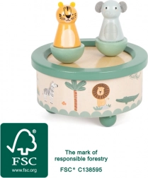 Dřevěná hrací skříňka Safari small foot