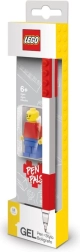 LEGO gelové pero s minifigurkou, červené