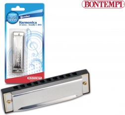 kovová foukací harmonika 10 kanálů BONTEMPI