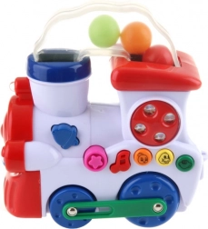 Hudební mašinka pro nejmenší se světly a zvuky