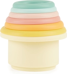 Bieco silikonové stohovací kelímky Tropical Vibes - 7 ks