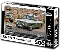 Retro auta puzzle VAZ 21011 Volkspolizei 500 dílků