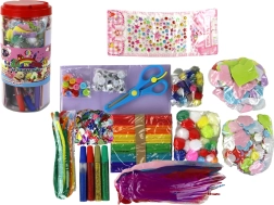 Kreativní umělecká sada v DIY sklenici