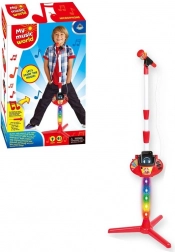 Dětský mikrofon na baterie s hudebními efekty