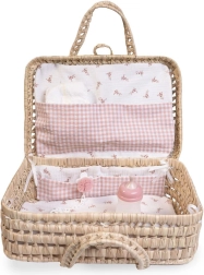 Proutěný kufřík s výbavičkou pro panenku ANTONIO JUAN